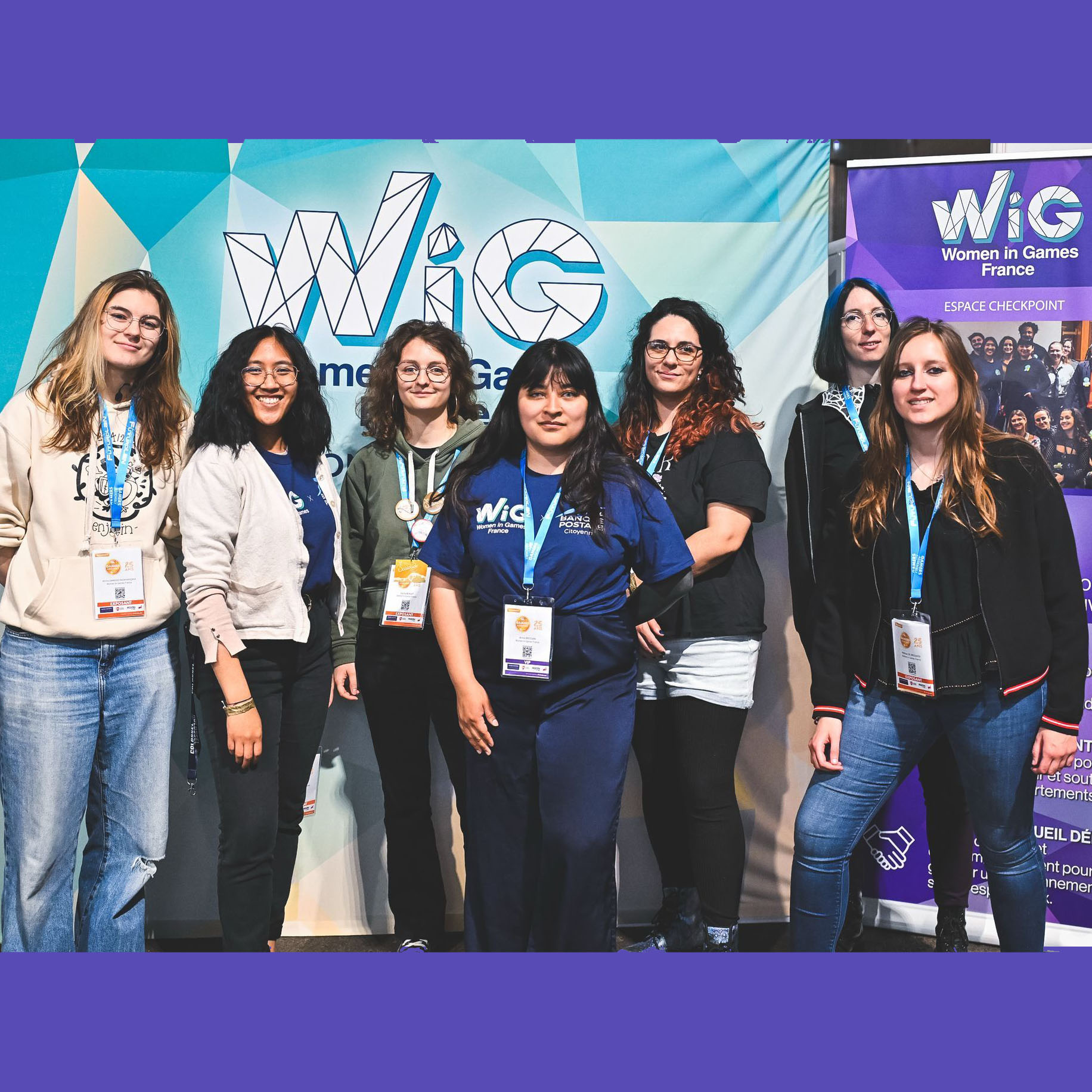 Equipe Women In Game à la Gamers Assembly