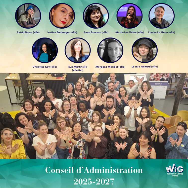 Women in Games France, élection du conseil d'administration