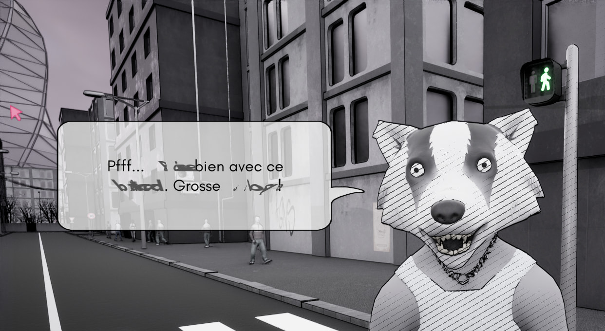 blaireau jeu big badger street